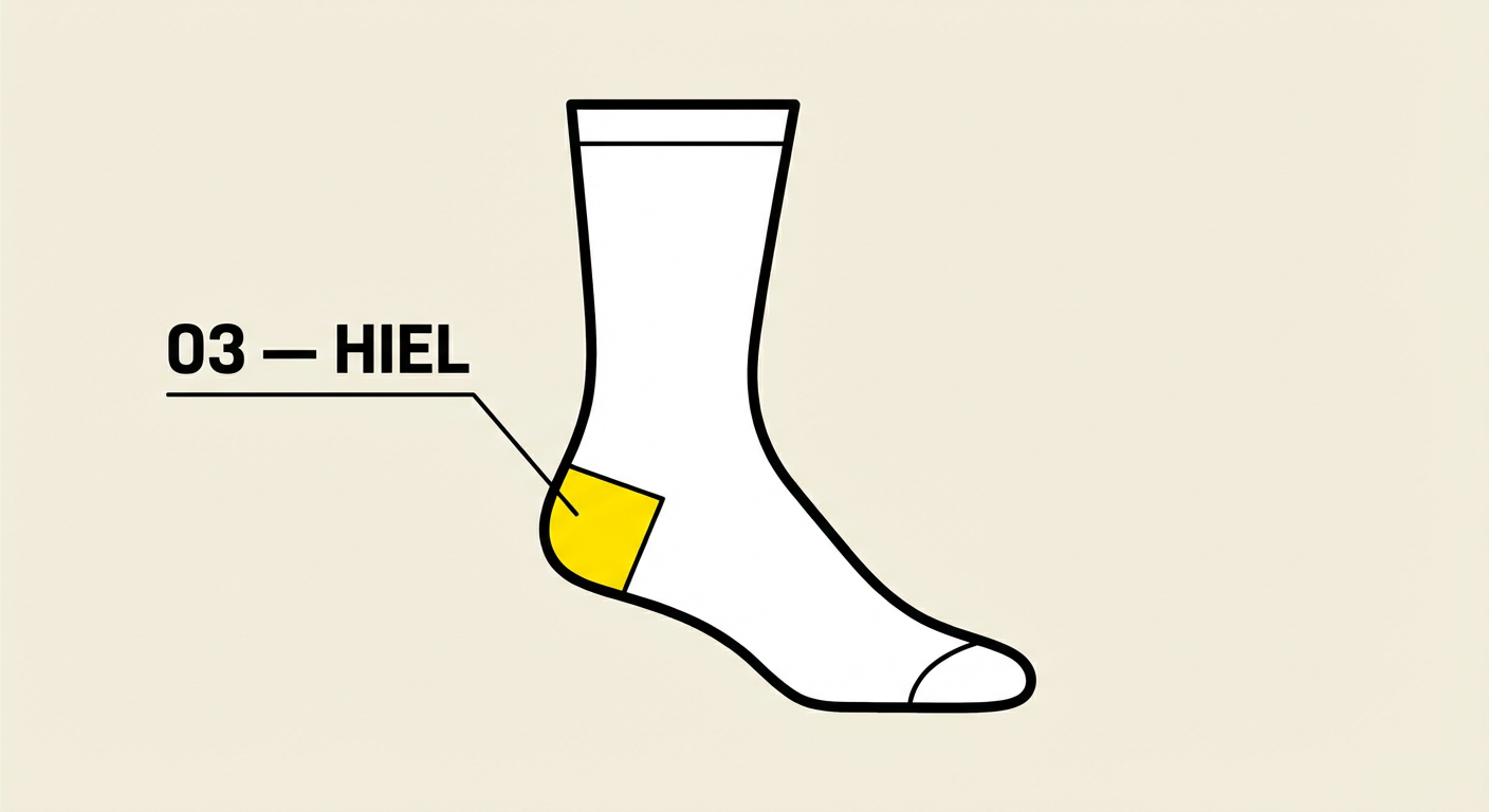 Sok hiel zone — verrassingsdetail met accentkleur