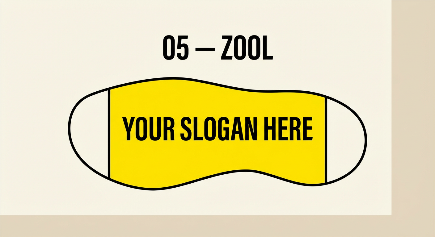 Sok zool zone — verborgen boodschap of slogan